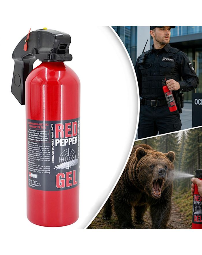 GAZ PIEPRZOWY GRAPHITE GEL 3MLN SHU 750ML HJF 11700-H-RED SHARG