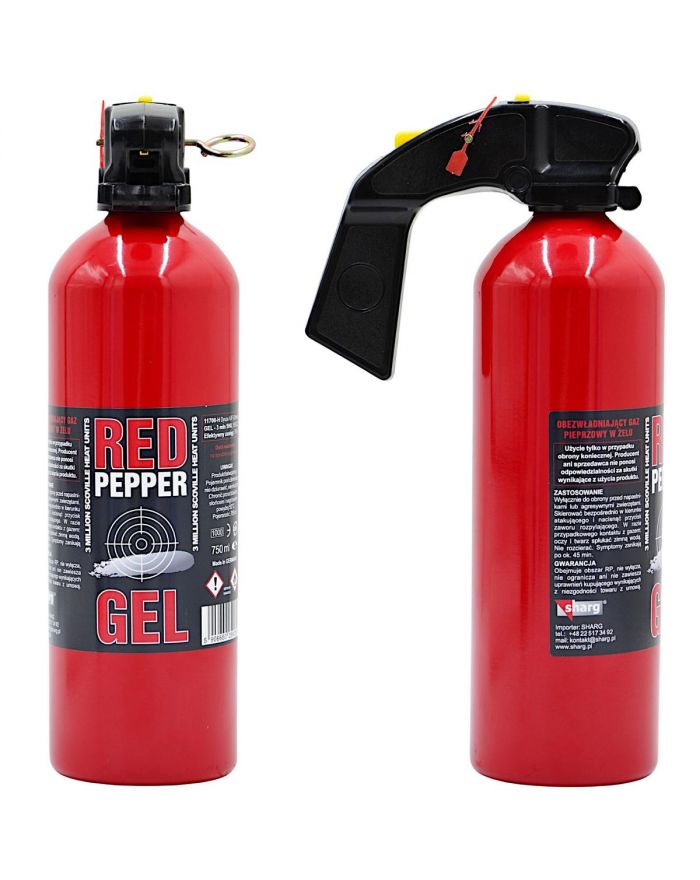 GAZ PIEPRZOWY GRAPHITE GEL 3MLN SHU 750ML HJF 11700-H-RED SHARG