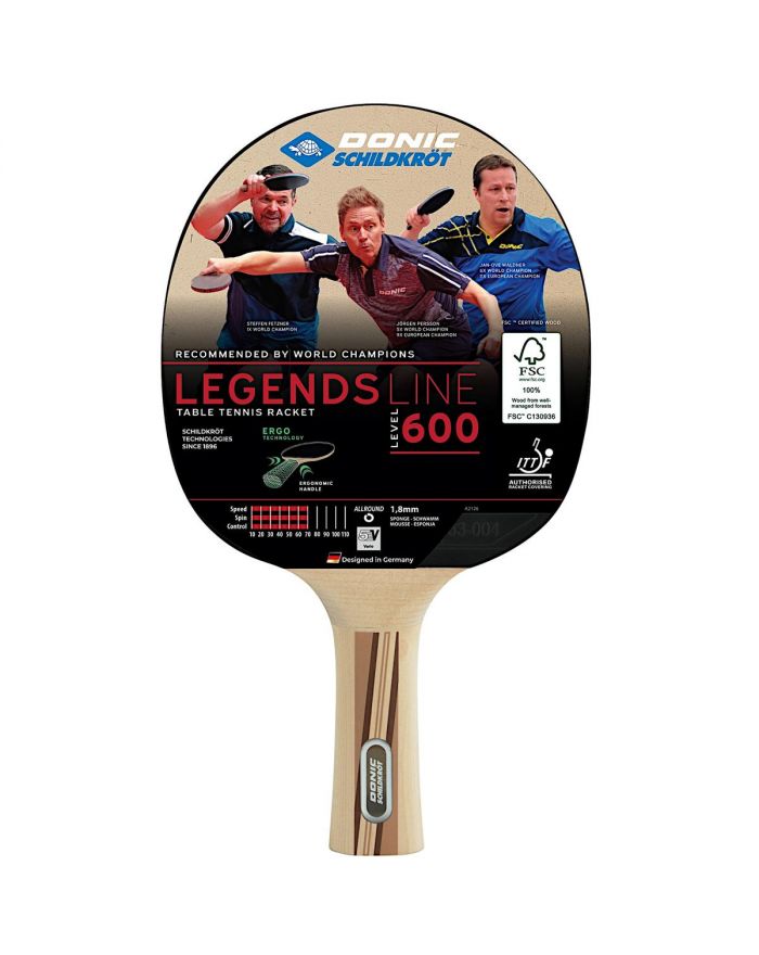 RAKIETKA DO TENISA STOŁOWEGO LEGENDS 600 FSC DONIC