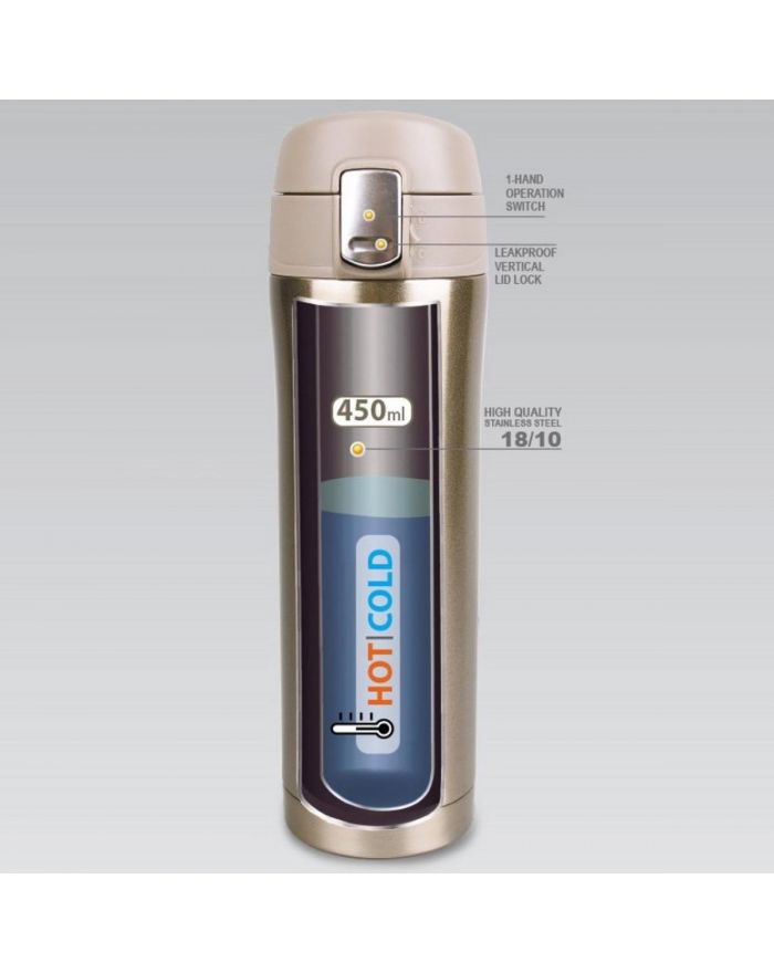 KUBEK TERMICZNY COLLECTION 450 ML MAESTRO ZŁOTY