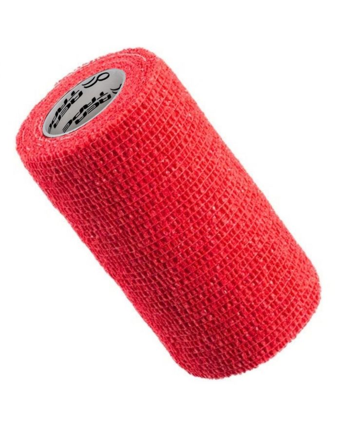 REA TAPE BANDAŻ ELASTYCZNY COHESIVE BAND SAMOPRZYLEPNY 4,5M 7,5CM CZERWONY