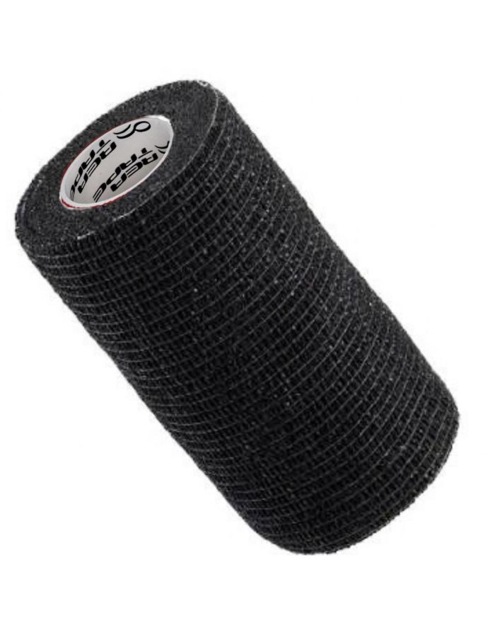 REA TAPE BANDAŻ ELASTYCZNY COHESIVE BAND SAMOPRZYLEPNY 4,5M 7,5CM CZARNY