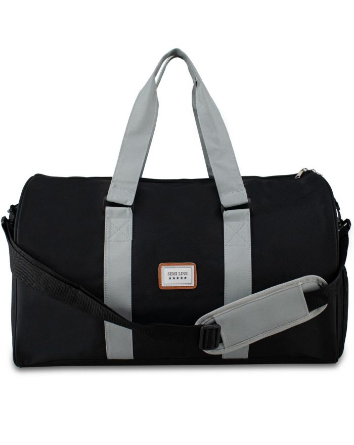 TORBA SPORTOWA/FITNESS A3031 CZARNA SEMI LINE