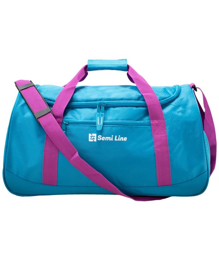 TORBA SPORTOWA A3043 NIEBIESKO-FIOLETOWA SEMI LINE
