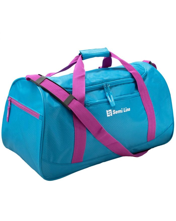 TORBA SPORTOWA A3043 NIEBIESKO-FIOLETOWA SEMI LINE