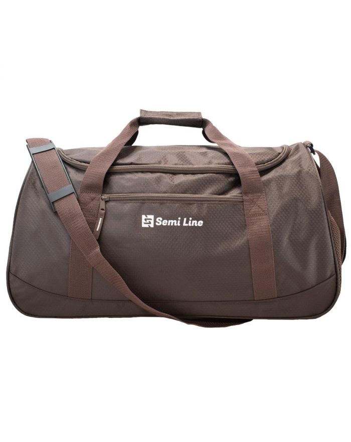 TORBA SPORTOWA A3043 BRĄZOWA SEMI LINE