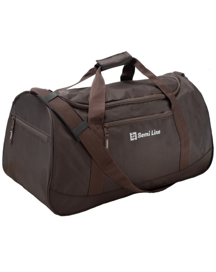 TORBA SPORTOWA A3043 BRĄZOWA SEMI LINE