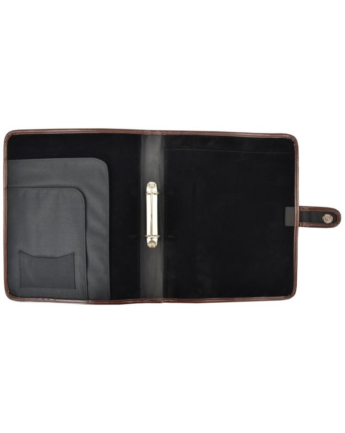 ORGANIZER / PORTFOLIO BRĄZOWO-CZARNY SEMI LINE