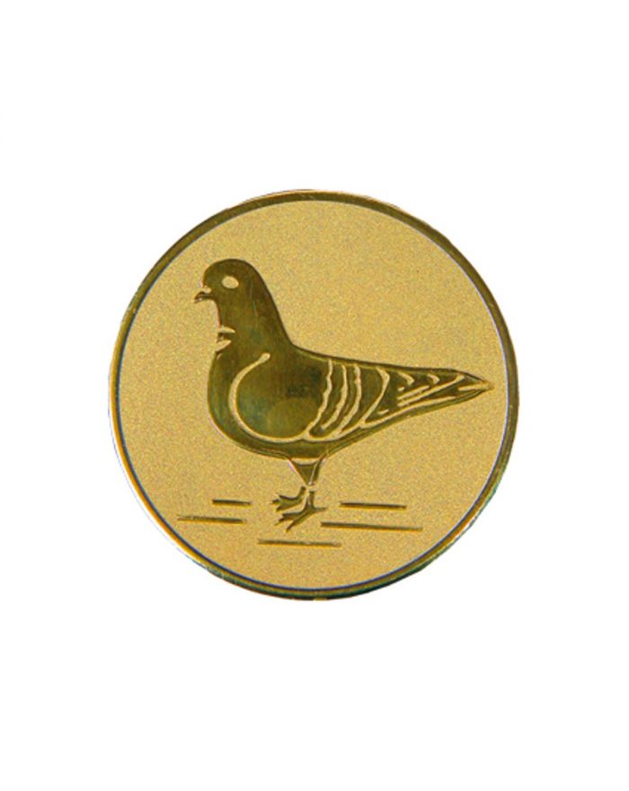 Wklejka aluminiowa - gołąb