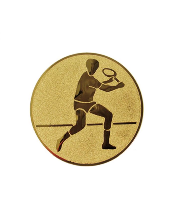 Wklejka aluminiowa - tenis ziemny mężczyzn