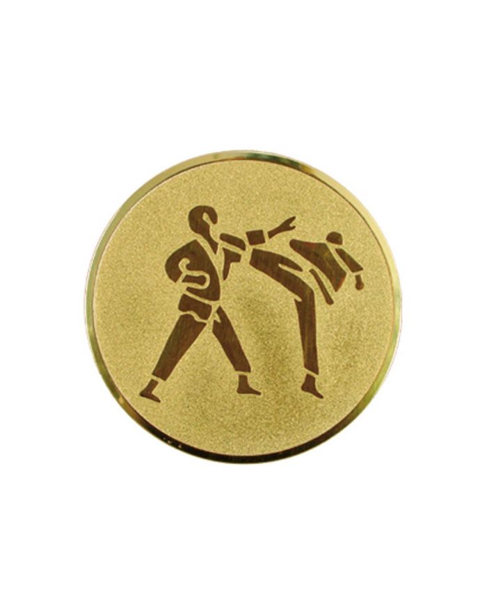 Wklejka aluminiowa - karate