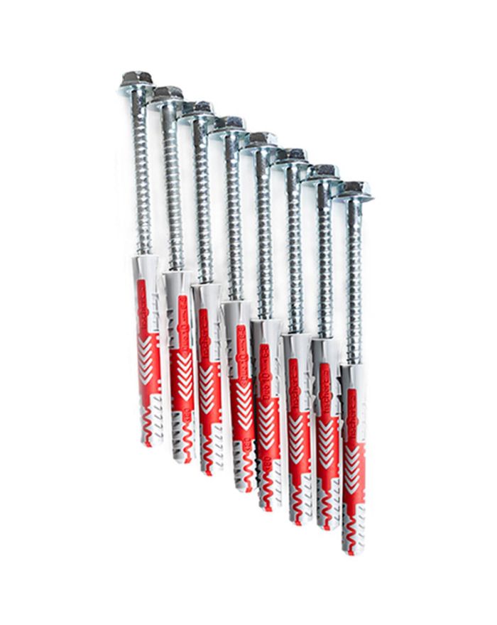 KOŁKI ROZPOROWE FISCHER 10x80 Z WKRĘTAMI DO DRABINEK 8SZT BENCHK PS8