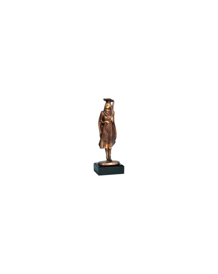 Figurka odlewana - absolwentka - nauka  RFST2055/BR