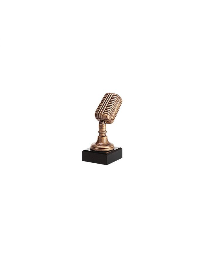Figurka odlewana - mikrofon  RFST2079/BR