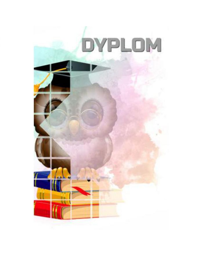 Dyplom papierowy - sowa (25 szt.) DYP157