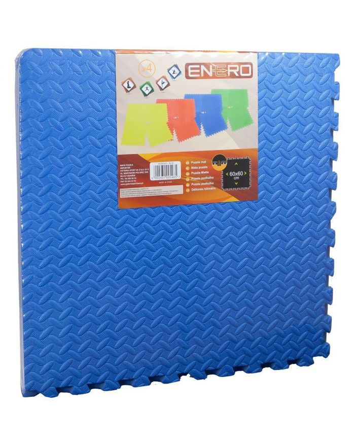 MATA PUZZLE PIANKOWE EVA 60X60 KPL. 4SZT 12MM ENERO NIEBIESKA