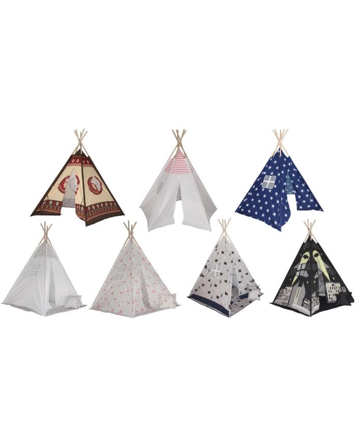 NAMIOT WIGWAM ENERO TOYS CLASSIC RÓŻOWO-BIAŁY