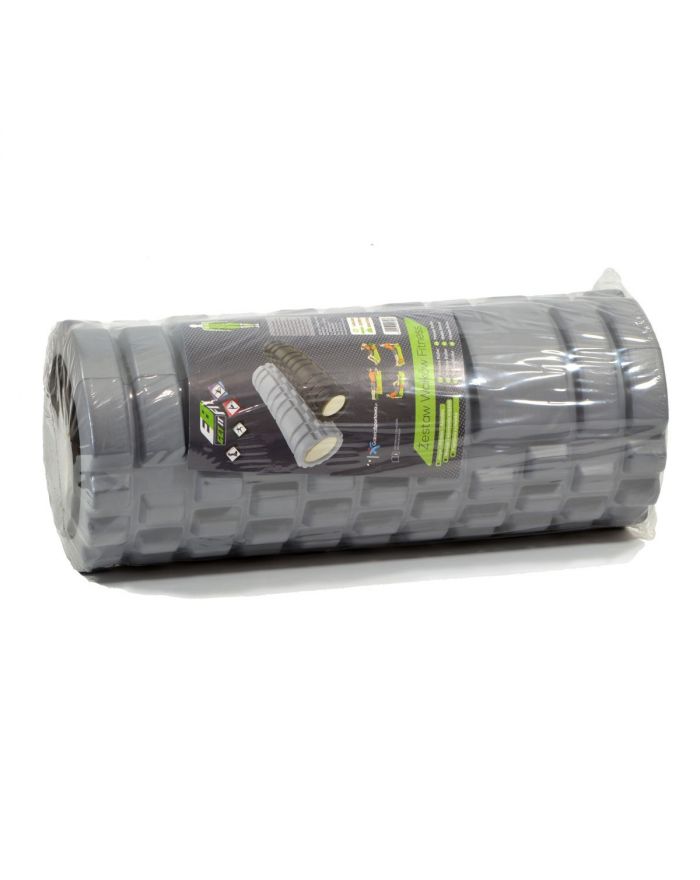 WAŁEK ROLLER DO ĆWICZEŃ DUO SZARY 33/14 I CZARNY 30/9,5cm ENERO FIT