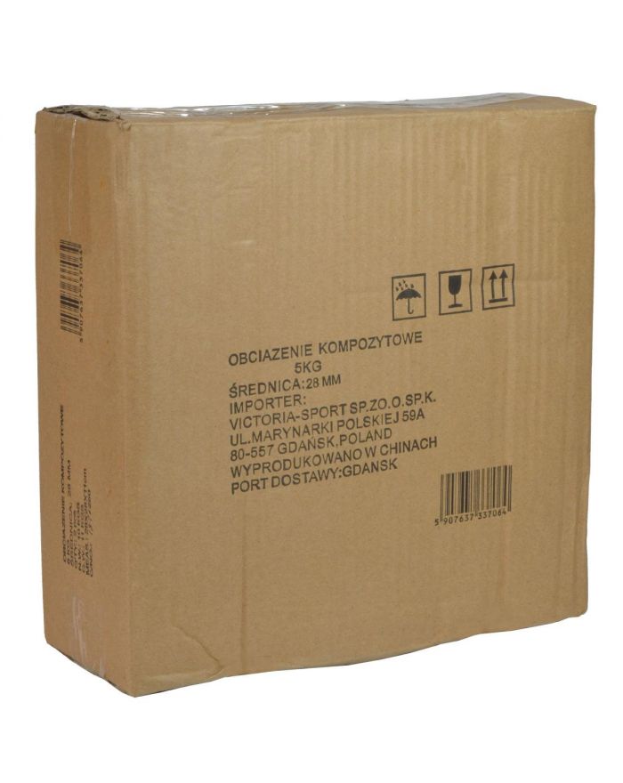 OBCIĄŻENIE BETONOWE 5 KG ENERO FIT fi26,5