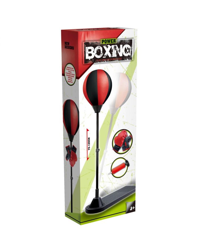 ZESTAW BOKSERSKI ENERO DLA DZIECI REGULOWANY 75-128CM I RĘKAWICE