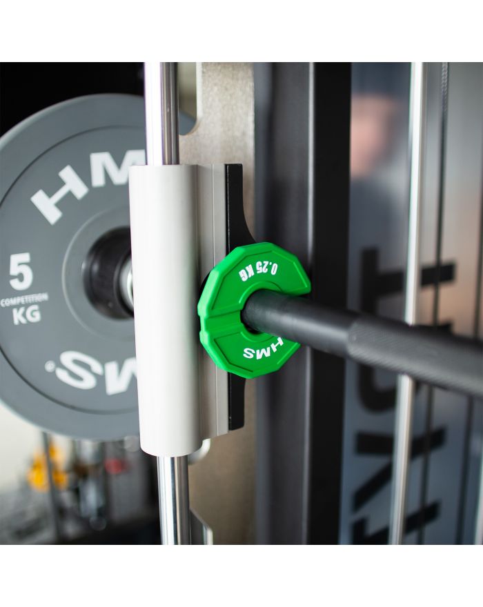 TSN25 2 x 0.25 KG TALERZ NA SPRZĘT DO TRENINGU SIŁOWEGO I FITNESS TYPU NAKŁADKA 2 x 0.25 KG HMS