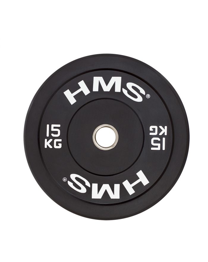BBR15 BLACK TALERZ OLIMPIJSKI BUMPER 15 KG HMS