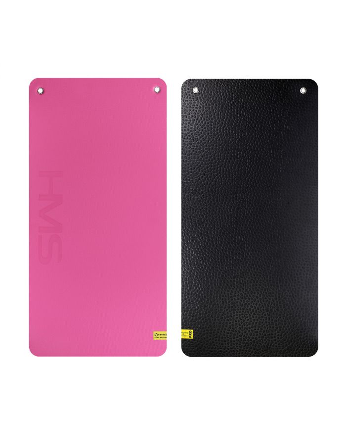 MFK02 PINK-BLACK MATA FITNESS KLUBOWA Z OTWORAMI HMS PREMIUM