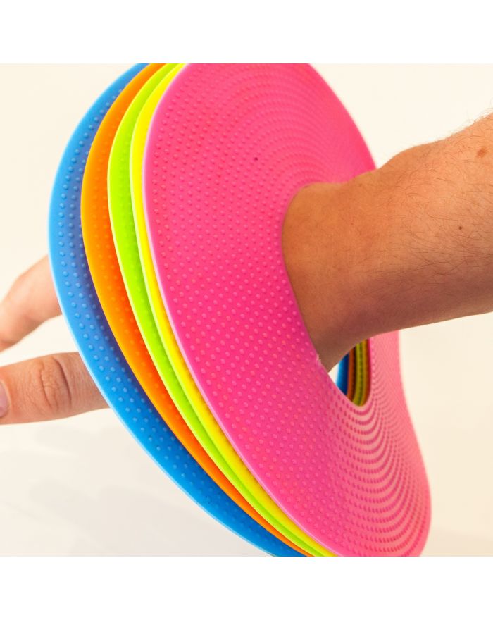 Płaskie znaczniki treningowe Wielokolorowe