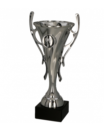 Puchar plastikowy srebrny 24cm