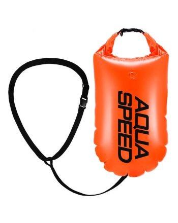 Boja pływacka dmuchana pomarańczowa