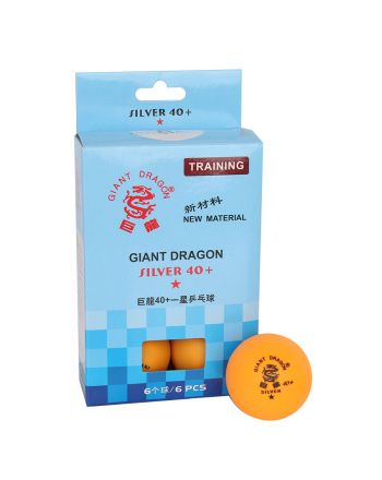 Piłeczka p-pongowa pomarańczowa Giant Dragon * 6 szt cell-free