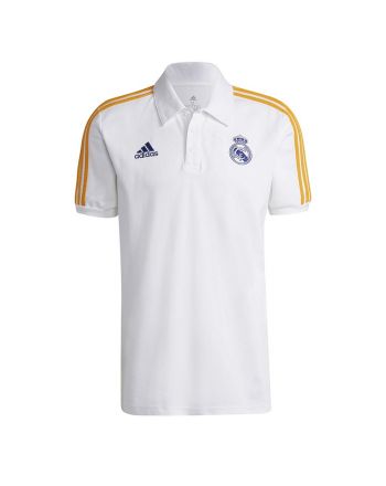 Koszulka adidas polo Real Madryt 3 Stripes GR4242