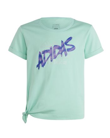 Koszulka adidas Dance Knotted Tee girls Jr HR5817