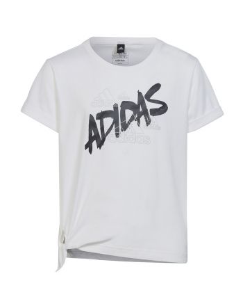 Koszulka adidas Dance Knotted Tee girls Jr HR5818