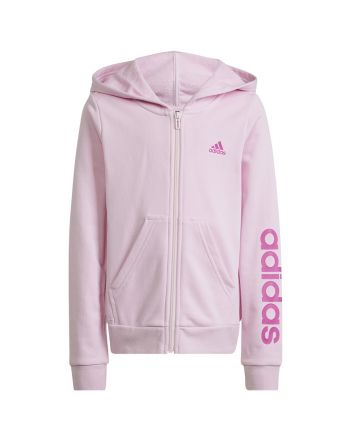 Bluza adidas Essentials Linear Full-Zip Hoodie girls IS2666