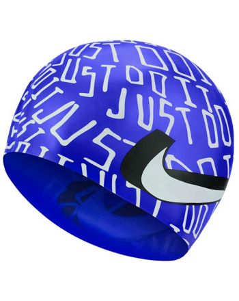 Czepek silikonowy Nike JDI SCRIBBLE GRAPHIC NESSC159 418