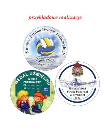 Tabliczka z grawerem - emblemat 70 mm