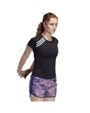 Koszulka biegowa adidas Run 3 Stripes Tee Women FK1602