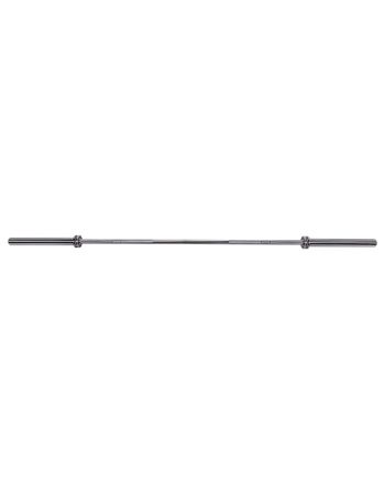 GO901 GRYF OLIMPIJSKI 20KG 2200MM HMS PREMIUM + ZG1500 SILVER ZACISKI LOCK JAW (2 szt)