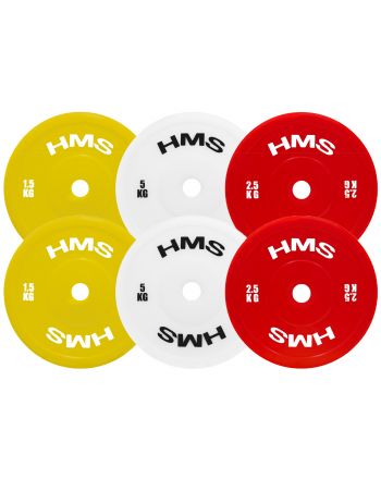 TPP02 (2 x 2.5 KG) RED TALERZ OLIMPIJSKI TECHNICZNY PE 2 x 2.5 KG HMS