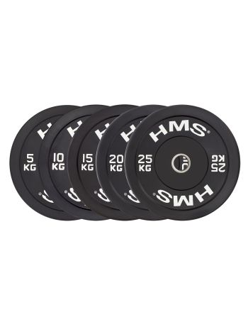 BBR15 BLACK TALERZ OLIMPIJSKI BUMPER 15 KG HMS