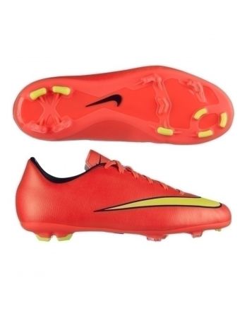 BUTY NIKE JR MERCURIAL VICTORY V FG 651634 690 HYPR PUNCH/MTLC GLD MND