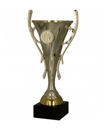 Puchar plastikowy złoty 24cm