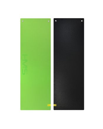 MFK03 GREEN-BLACK MATA FITNESS KLUBOWA Z OTWORAMI HMS PREMIUM