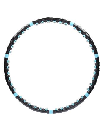 HHP006 BLACK-BLUE HULA HOP MASUJĄCY Z MAGNESAMI 98CM HMS