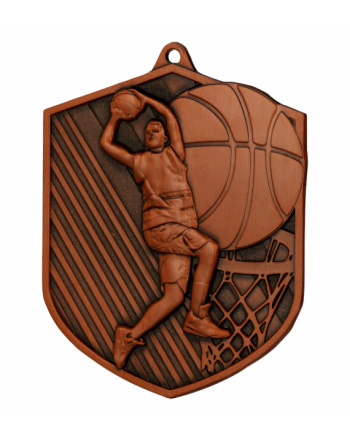 Medal brąz - koszykówka - medal stalowy