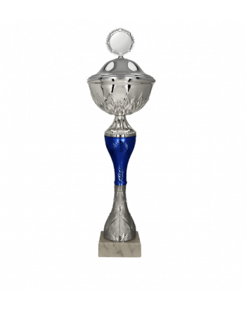 Puchar metalowy z przykrywką 33cm