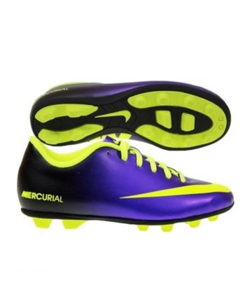 BUTY NIKE JR MERCUR VORTEX FG-R 573871 570 ELECTRO PURPLE/VOLT-BLACK