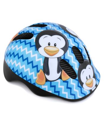 Kask PENGUIN - kask dziecięcy; 44-48 cm