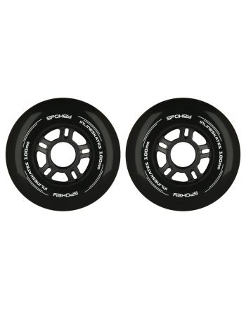 Spokey PU 100 MM - Kółka do łyżworolek; r.100 mm